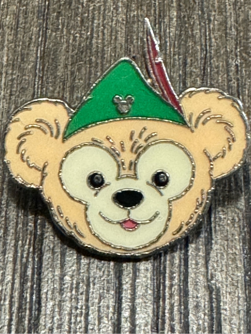 5/$25 Disney Duffy the Bear Peter Pan Hat Pin